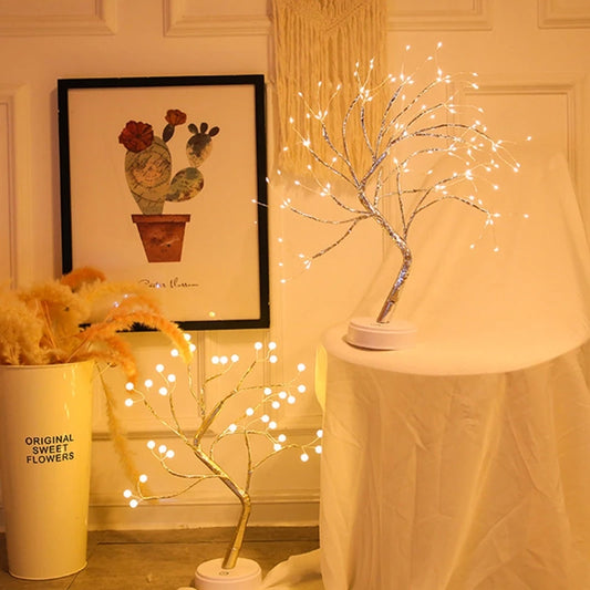 LED  Twinkling Copper Wire tree